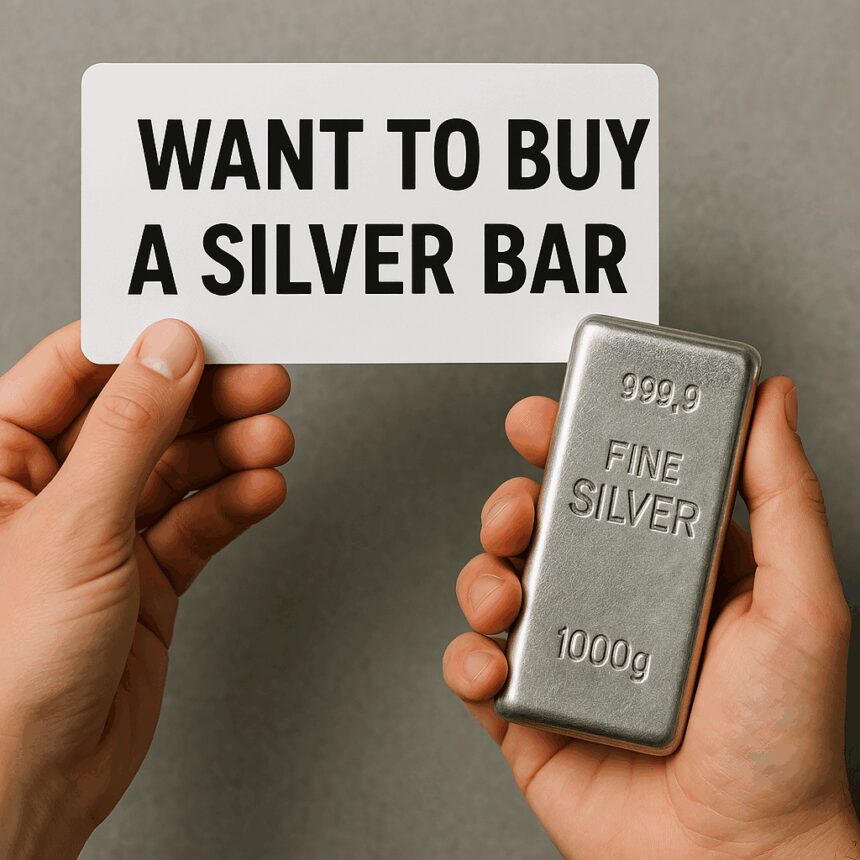 Want to Buy a Silver Bar? – Trusted & Secure Purchase