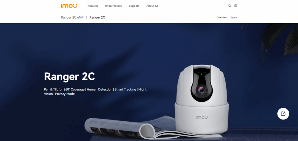 8 Best House CCTV Cameras for Home Security in 2025 4 Imou Ranger 2C