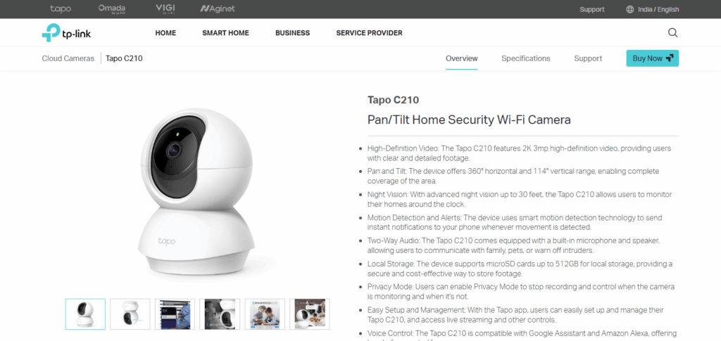 8 Best House CCTV Cameras for Home Security in 2025 2 TP-Link Tapo C210