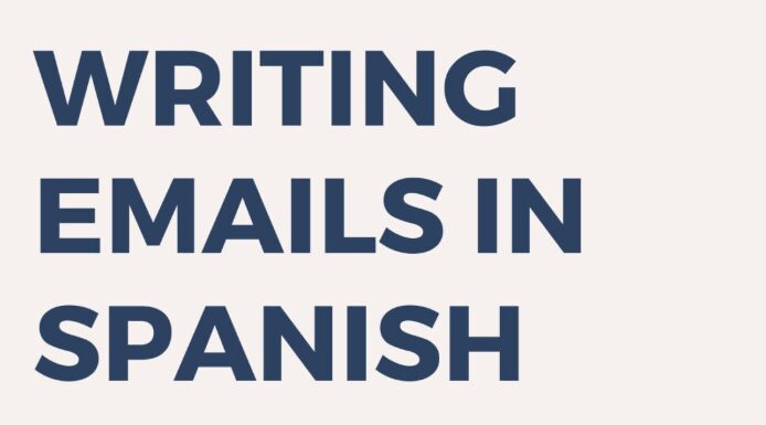 Write a Journal or Emails in Spanish