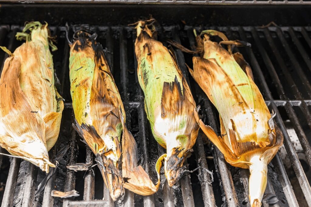 Grilling with Husks On