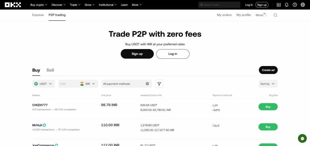OKX P2P