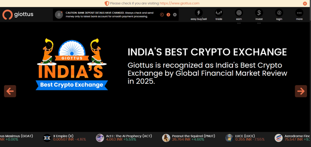 9 Best ZebPay Alternative 2025 – Top Crypto Exchanges with Minimal KYC 6 Giottus