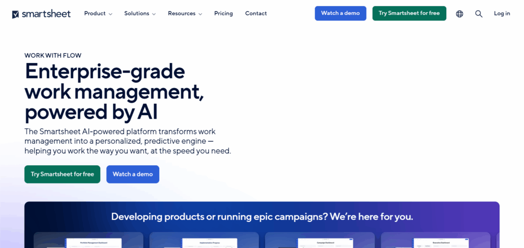 10 Best Tools For Project Management 8 Smartsheet