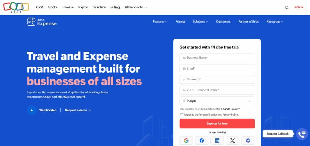 Zoho Expense