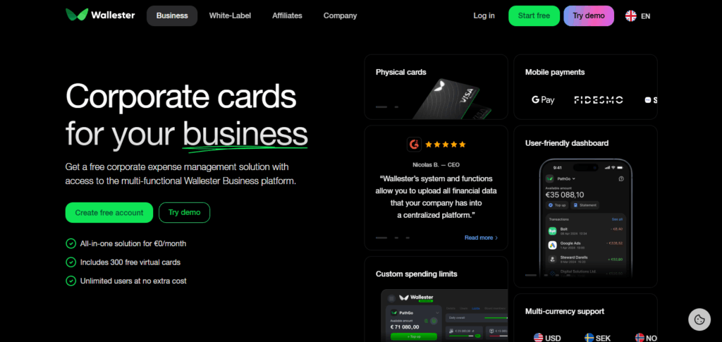 10 Best Tools for Expense Tracking to Simplify Your Finances 5 Wallester Business