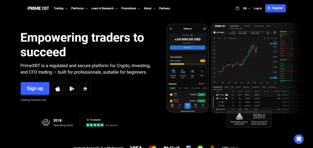 10 Best Anonymous Crypto Exchanges to Trade Bitcoin with Minimal KYC 7 PrimeXBT