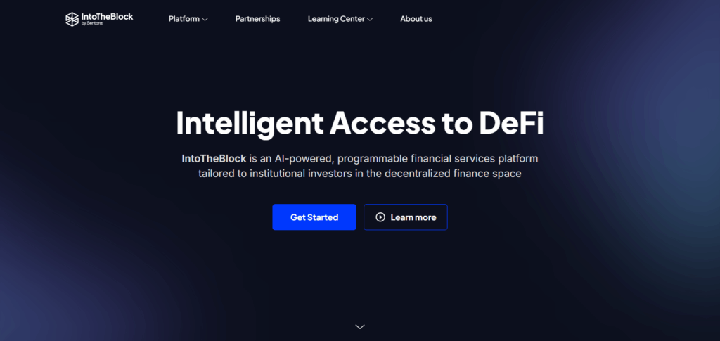 9 Best AI-Based Crypto News Platforms for Real-Time Insights 7 IntoTheBlock
