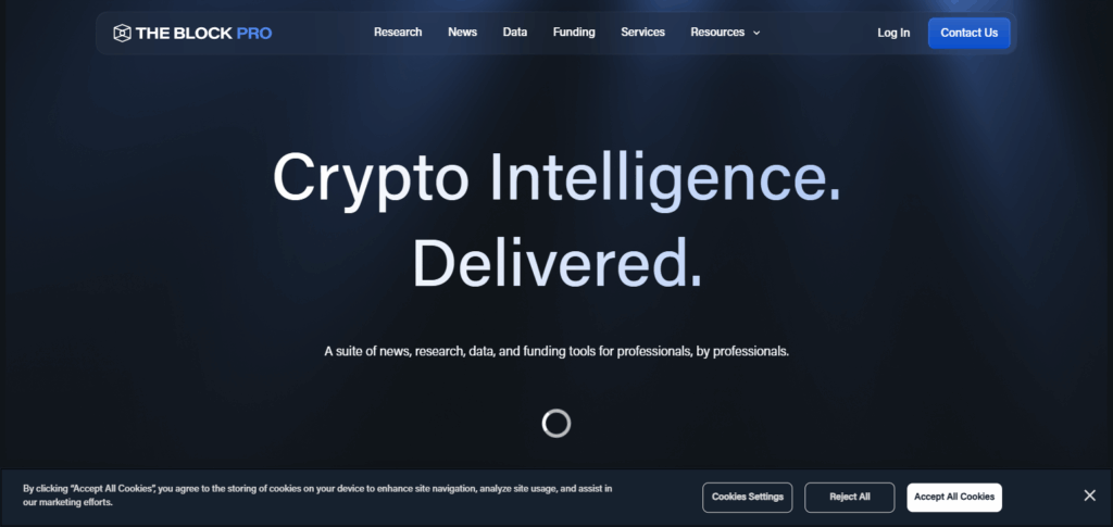 9 Best AI-Based Crypto News Platforms for Real-Time Insights 3 The Block Pro