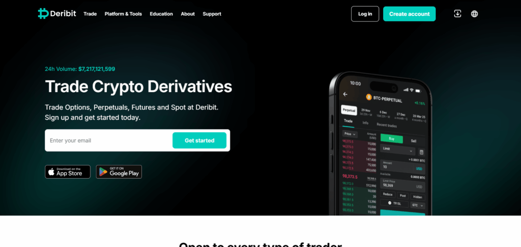 8 Best Crypto Options Trading Platforms for 2025 2 Deribit