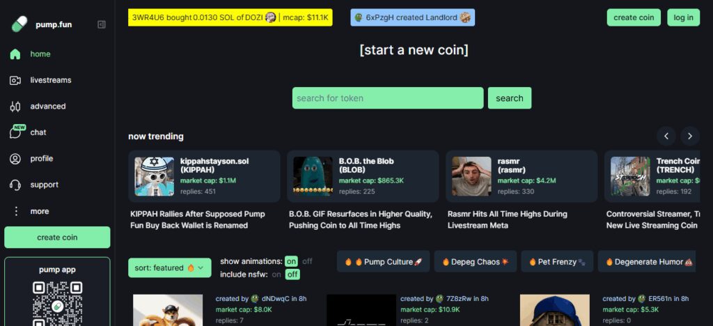 Pump.fun Token Dips 22% Post-ICO as LetsBONK Surpasses in Meme Coin Minting