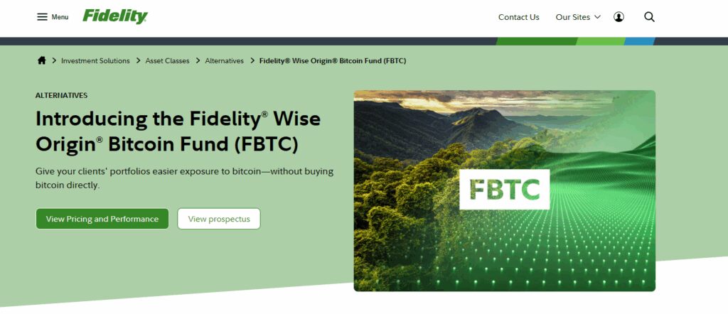 Fidelity Wise Origin Bitcoin Fund (FBTC)