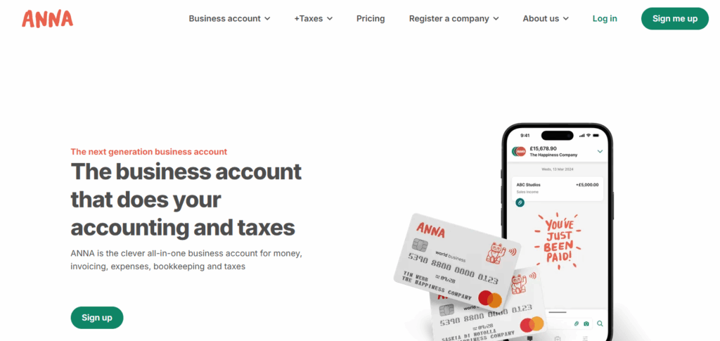 10 Best Business Bank Accounts For Startups 5 ANNA