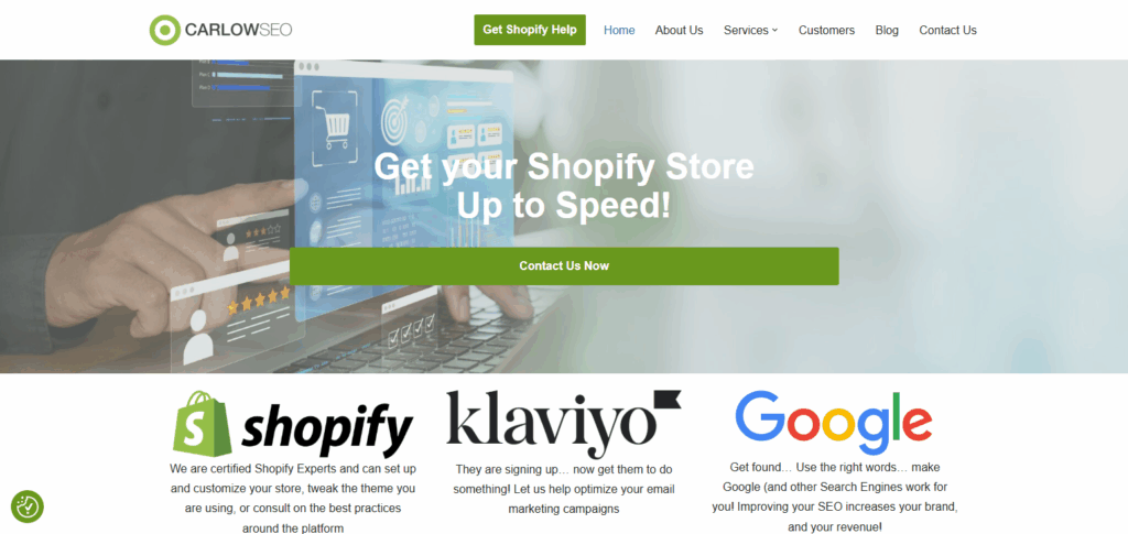 10 Best Shopify SEO Companies in 2025 9 CarlowSEO