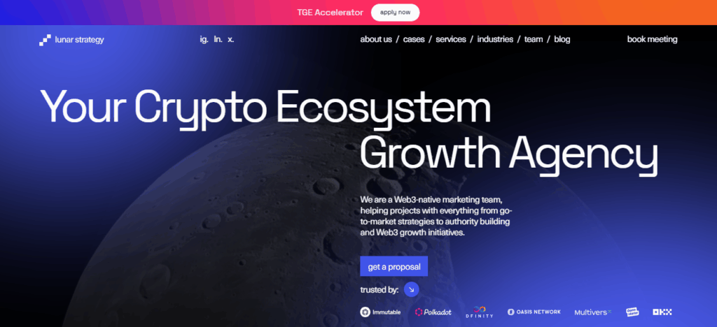 9 Top Crypto LinkedIn Ads Agencies | Best Web3 Marketing Experts 2 .Lunar Strategy