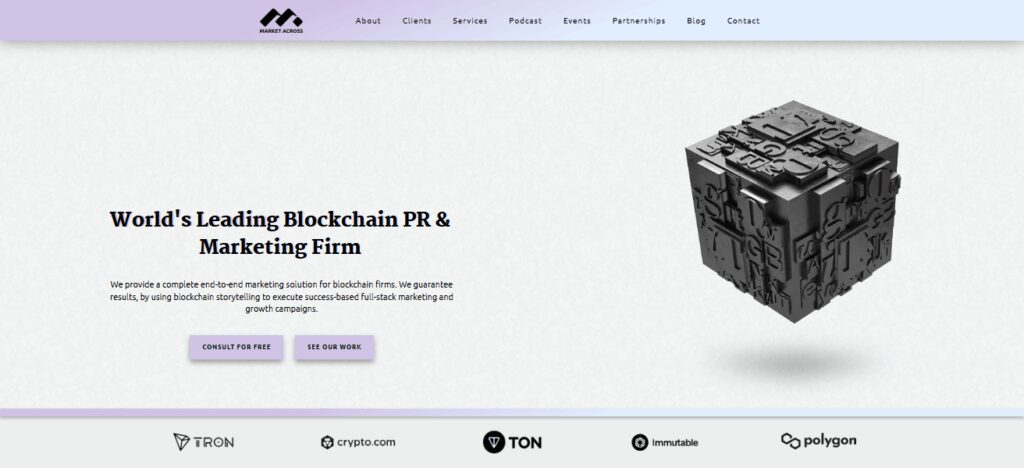 9 Top Crypto LinkedIn Ads Agencies | Best Web3 Marketing Experts 5 MarketAcross