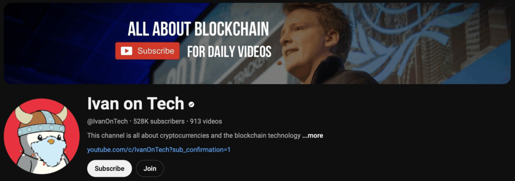10 Biggest YouTube Crypto Influencers & Channels To Follow 10 Ivan on Tech