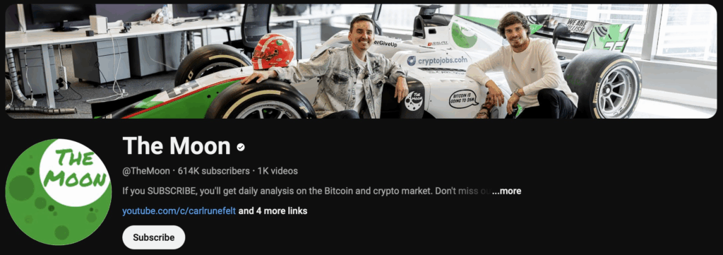 10 Biggest YouTube Crypto Influencers & Channels To Follow 8 The Moon