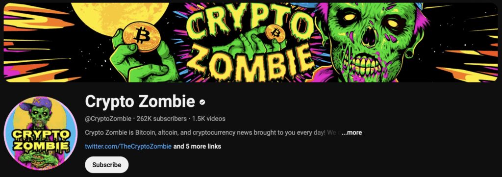 10 Biggest YouTube Crypto Influencers & Channels To Follow 7 Crypto Zombie