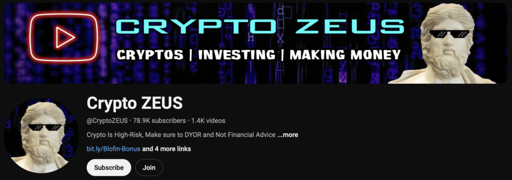 10 Biggest YouTube Crypto Influencers & Channels To Follow 5 Crypto ZEUS
