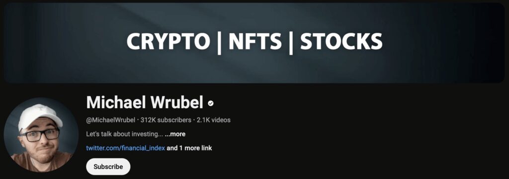 10 Biggest YouTube Crypto Influencers & Channels To Follow 3 Michael Wrubel