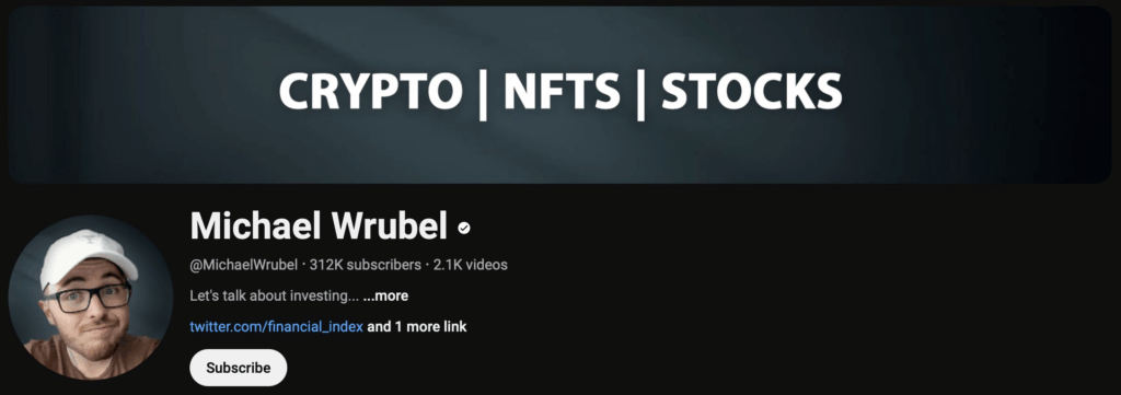 10 Biggest YouTube Crypto Influencers & Channels To Follow 3 Michael Wrubel