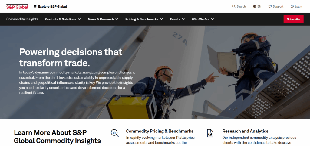 9 Best Analytics Tools for Commodity Trading 10 S&P Global Platts