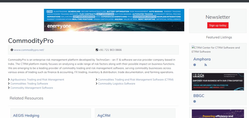 9 Best Analytics Tools for Commodity Trading 4 CommodityPro