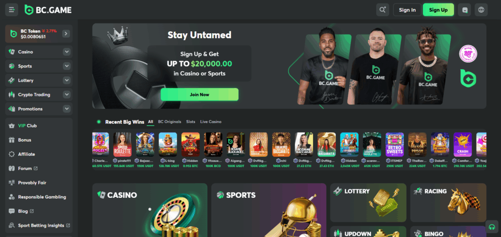 10 Best Bitcoin & Crypto Casinos & Gambling Sites Belgium 2 BC.Game