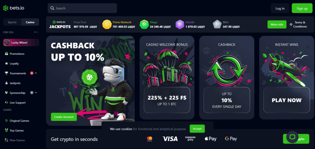 10 Best Bitcoin & Crypto Casinos & Gambling Sites Belgium 10 Bets.io