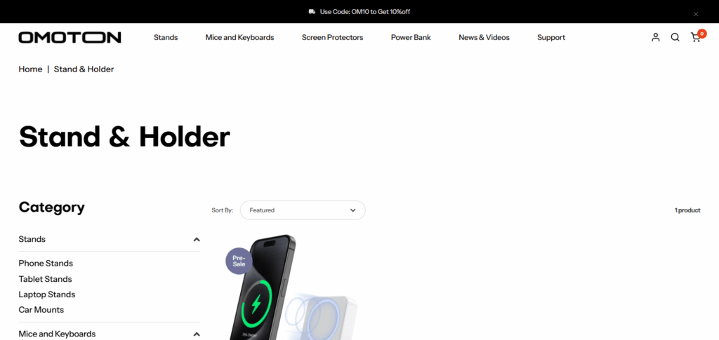 Omoton Adjustable Phone Stand
