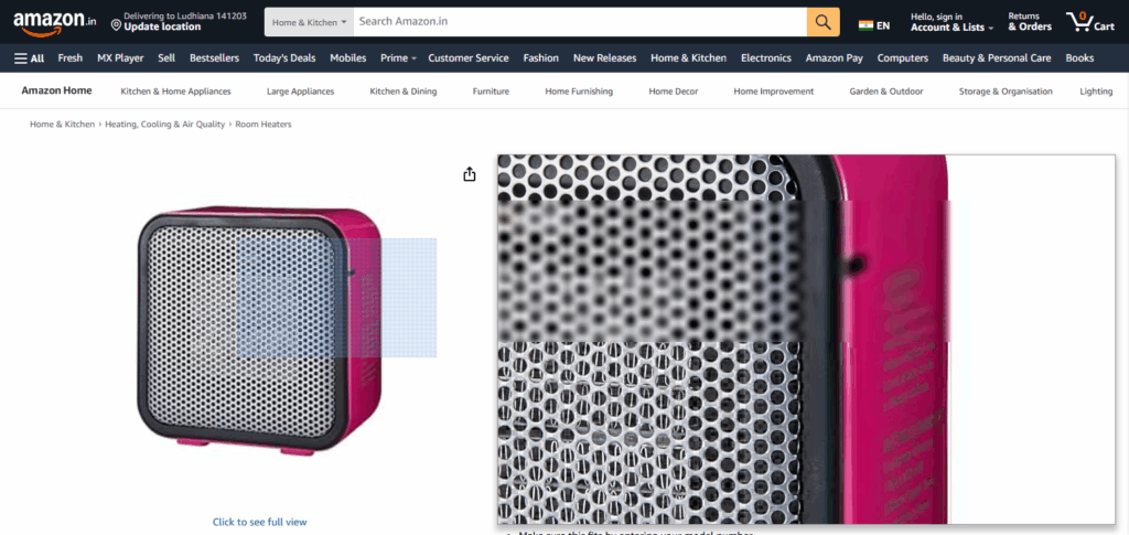 Amazon Basics Mini Heater
