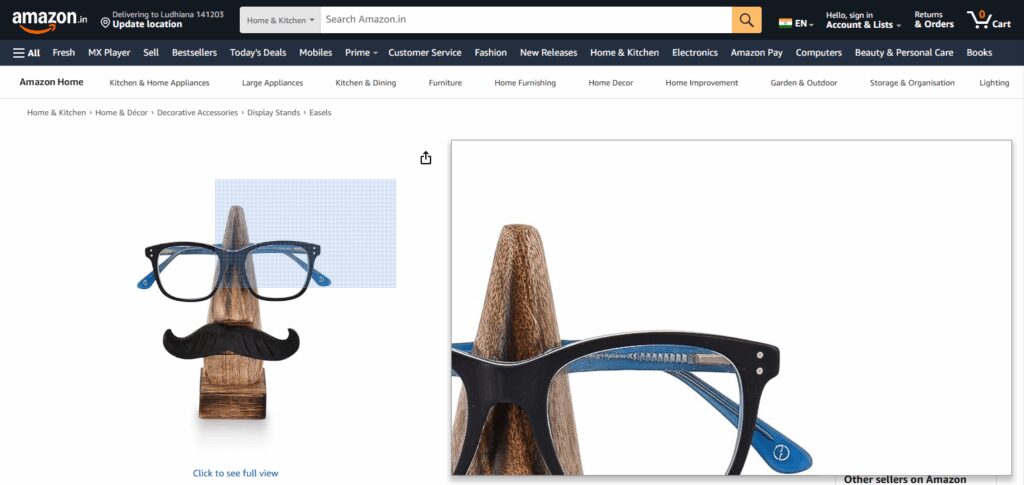 Nirman Wooden Eyeglass Holder