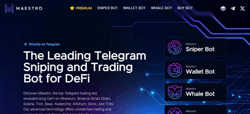 10 Best Telegram Bots to Trade on Ethereum 3 Maestro Bot