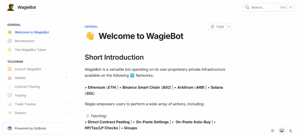 WAGIE Bot