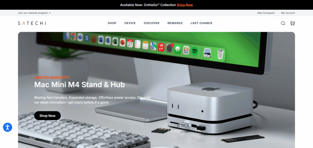 Satechi Mac Mini M4 Hub & Stand