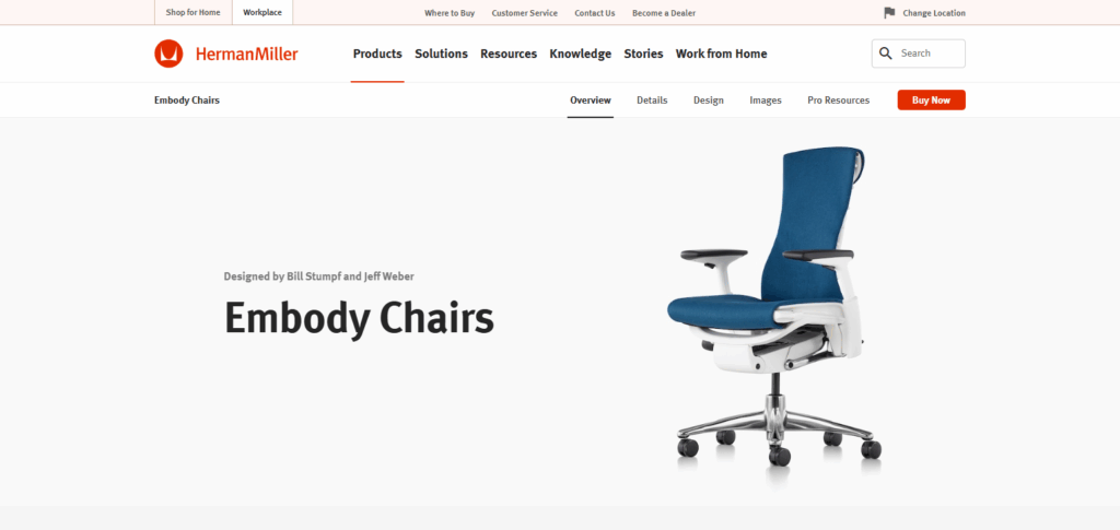   Herman Miller Embody Chair