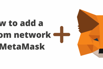 How to Add Custom Networks to MetaMask