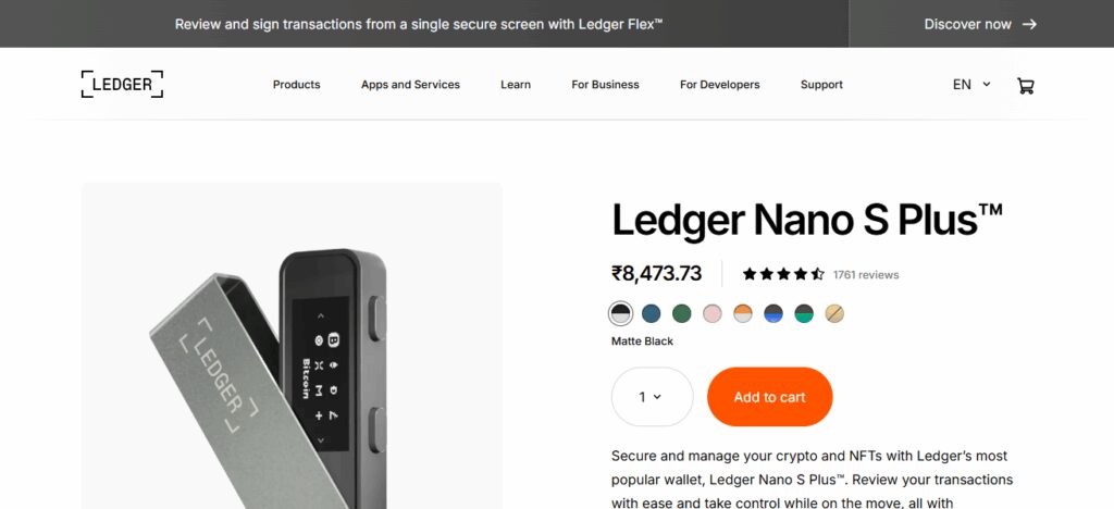 10 Best Hardware Wallets for Avalanche AVAX 3 Ledger Nano S Plus