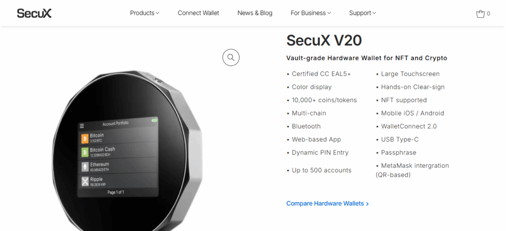 SecuX V20