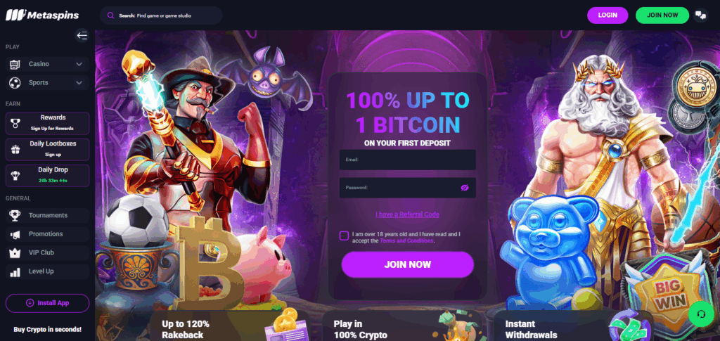 10 Top Crypto Casinos With Jaw-dropping Graphics For 2025! 9 MetaSpins