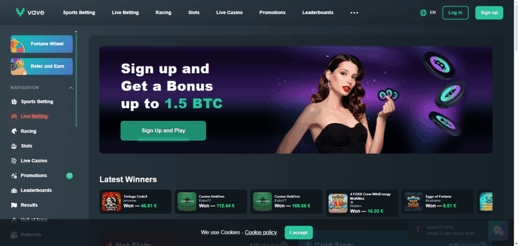 10 Top Crypto Casinos With Jaw-dropping Graphics For 2025! 3 Vave