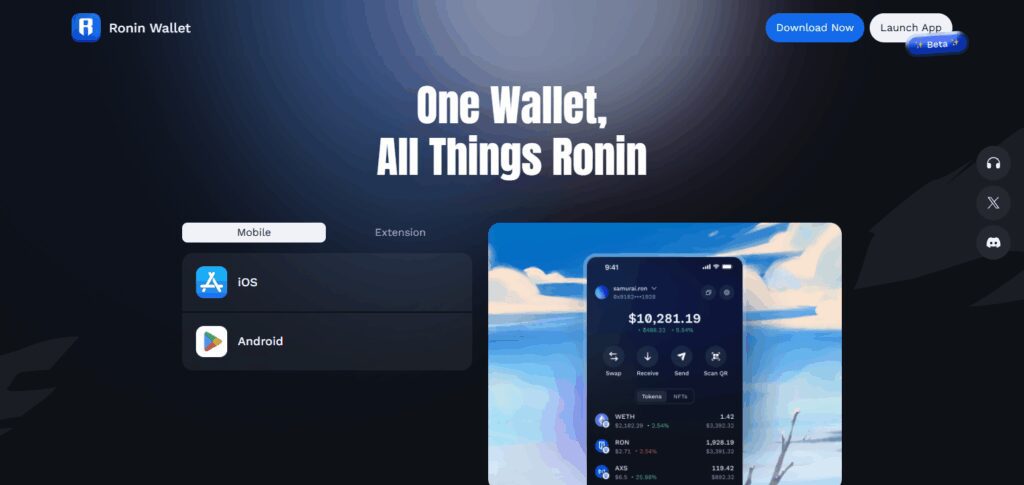9 Top Web3 Gaming Crypto Wallets for Seamless Blockchain Gameplay 3 Ronin Wallet
