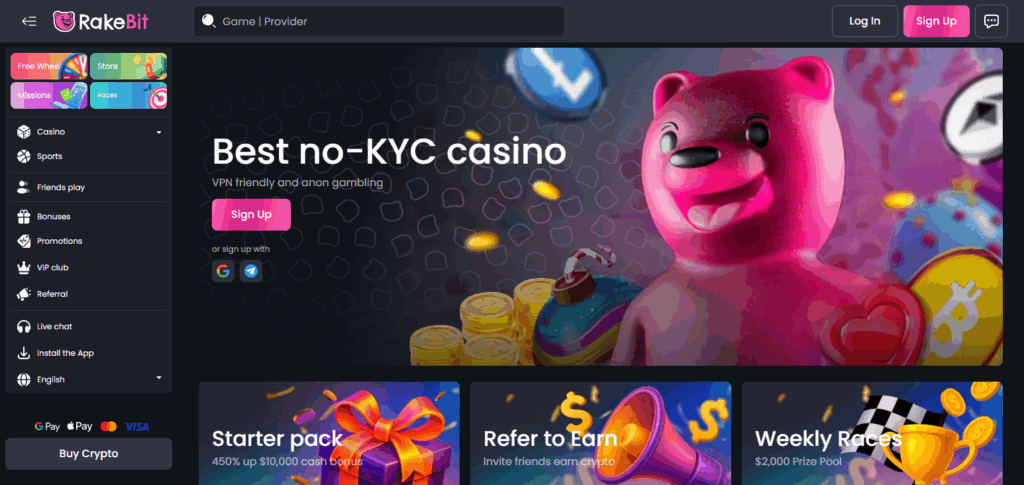 9 Best Altcoin Casinos with Fast Payouts & Minimal KYC in 2025 10 Rakebit