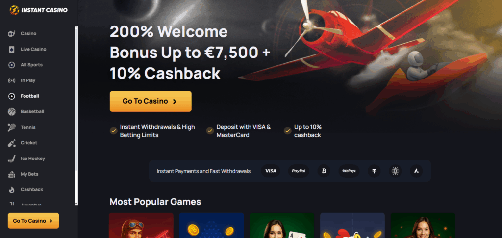 9 Best Altcoin Casinos with Fast Payouts & Minimal KYC in 2025 4 Instant Casino