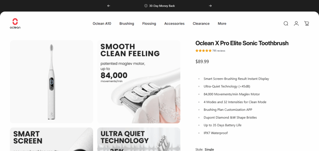 10 Best Electric Toothbrushes for 2025 – Top Picks for Clean Teeth 8 Oclean X Pro Elite