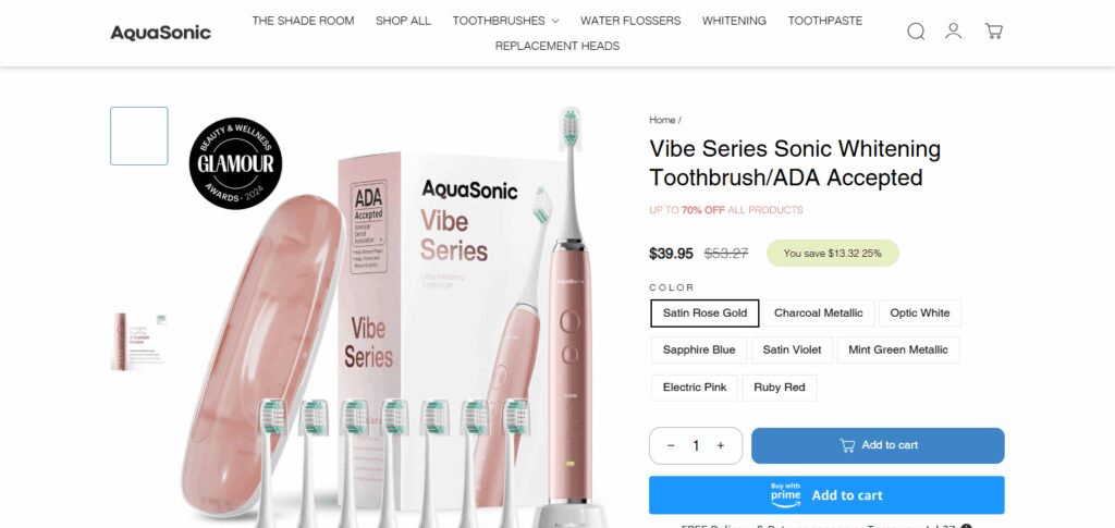 AquaSonic Vibe Series Ultra Whitening