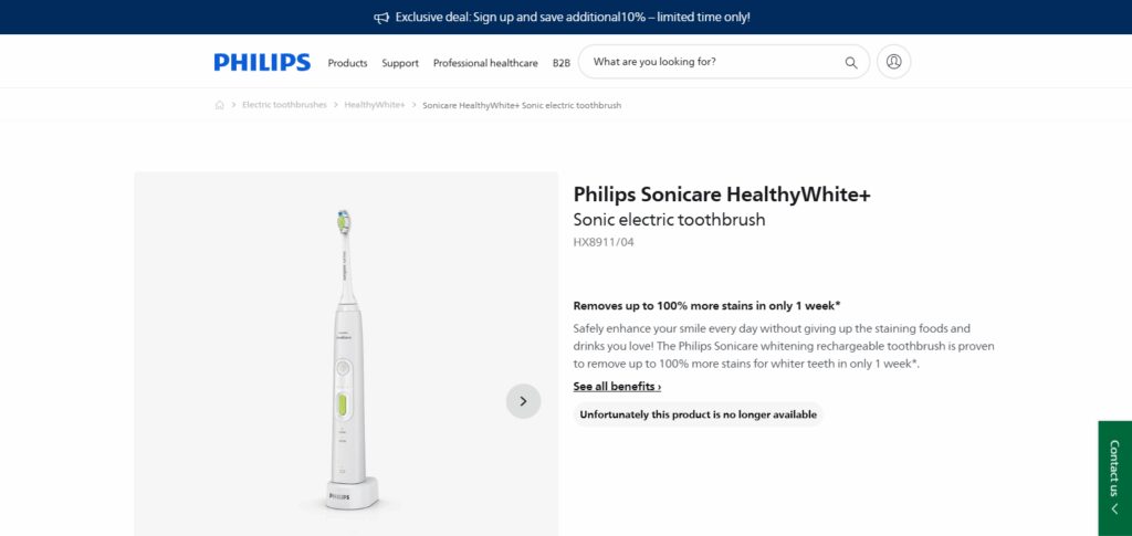 Philips Sonicare HealthyWhite+