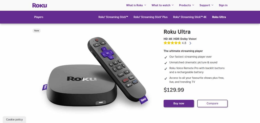 7 Best Streaming Devices For Seniors 7 Roku Ultra