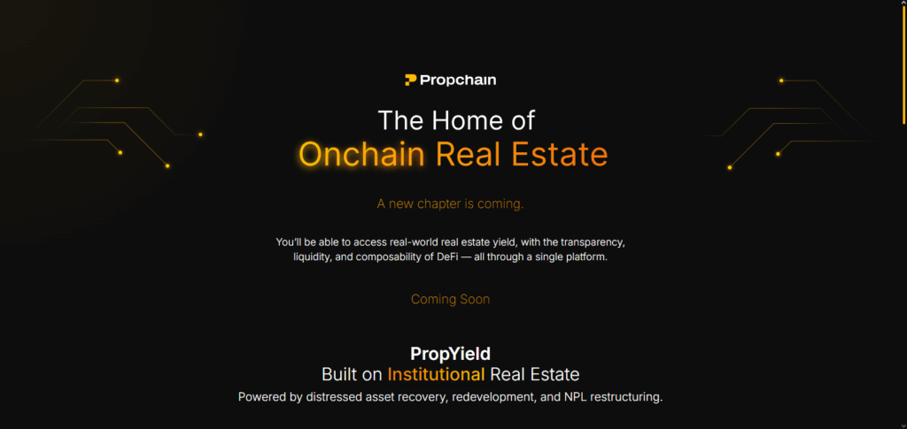 “Top Real Estate Projects Accepting Crypto in 2025” 6 Propchain